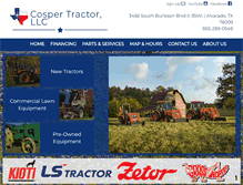 Tablet Screenshot of cospertractor.com